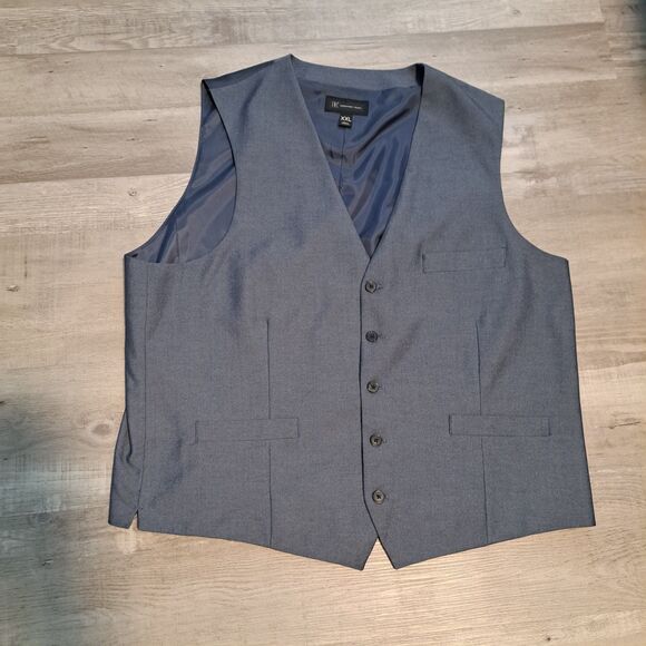 INC International Concepts Blue 3 Piece Suit XXL 2XL 42x32* - Picture 14 of 16